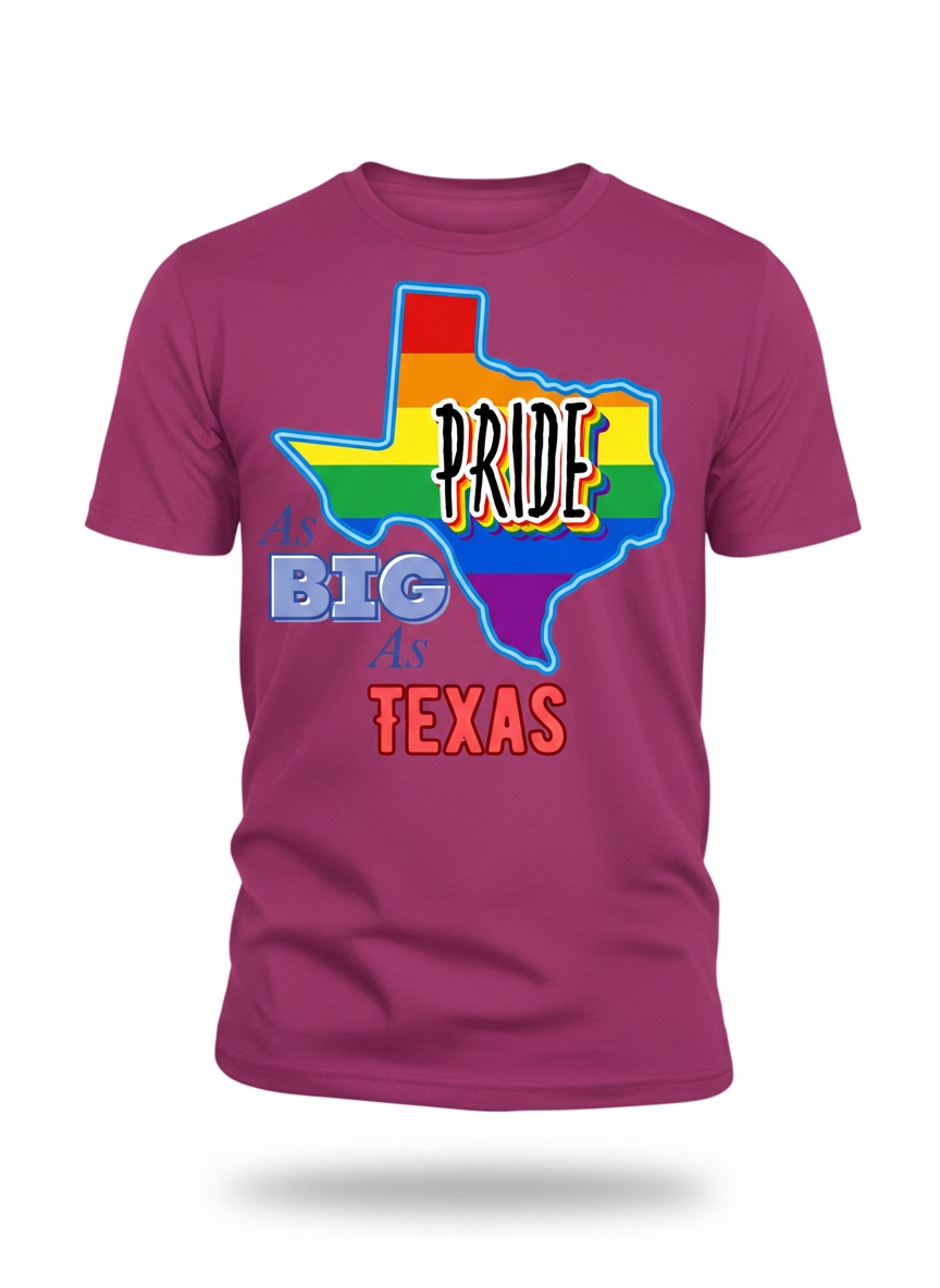 Pride as big as Texas t-shirt